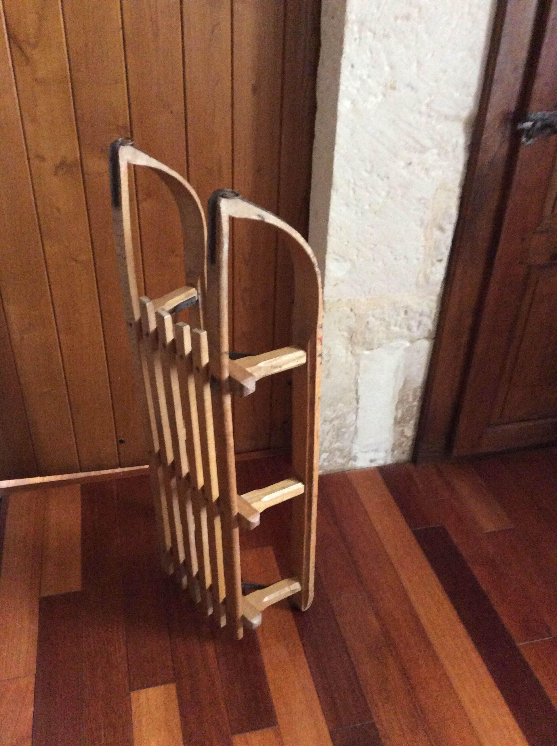 Wooden sledge