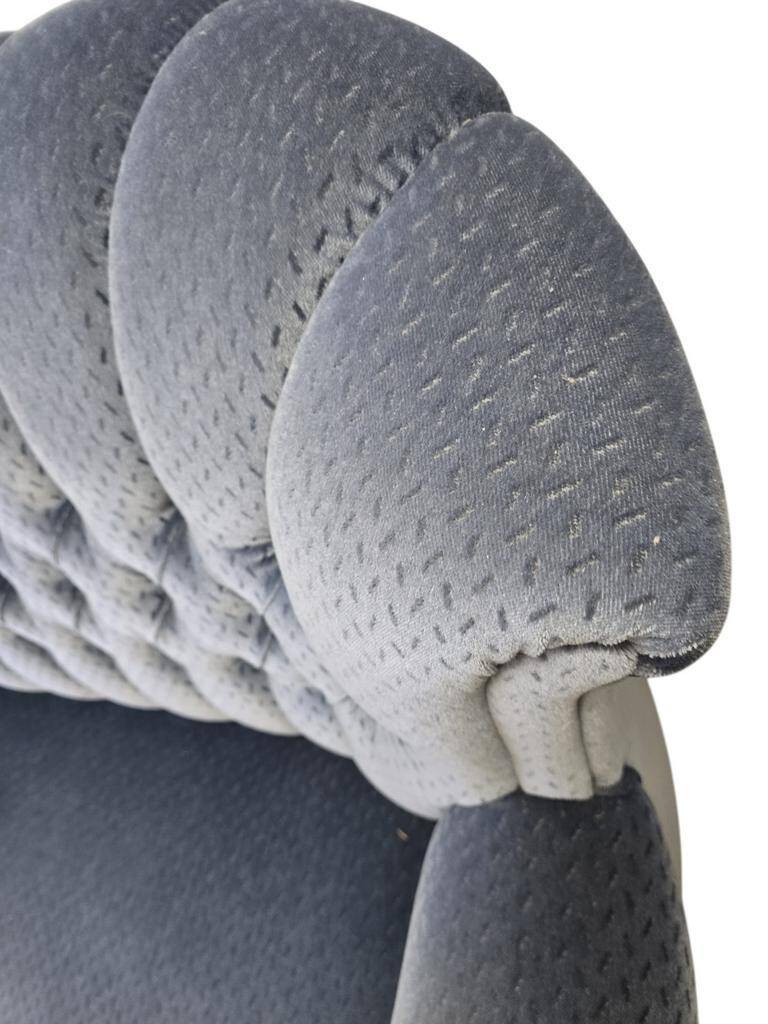 Vintage blue sofa / couch / settee