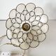Mother-of-pearl petal pendant lamp