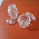 Ensemble de deux flacons ou pots en cristal Baccarat