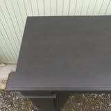 Black patina fireplace coat