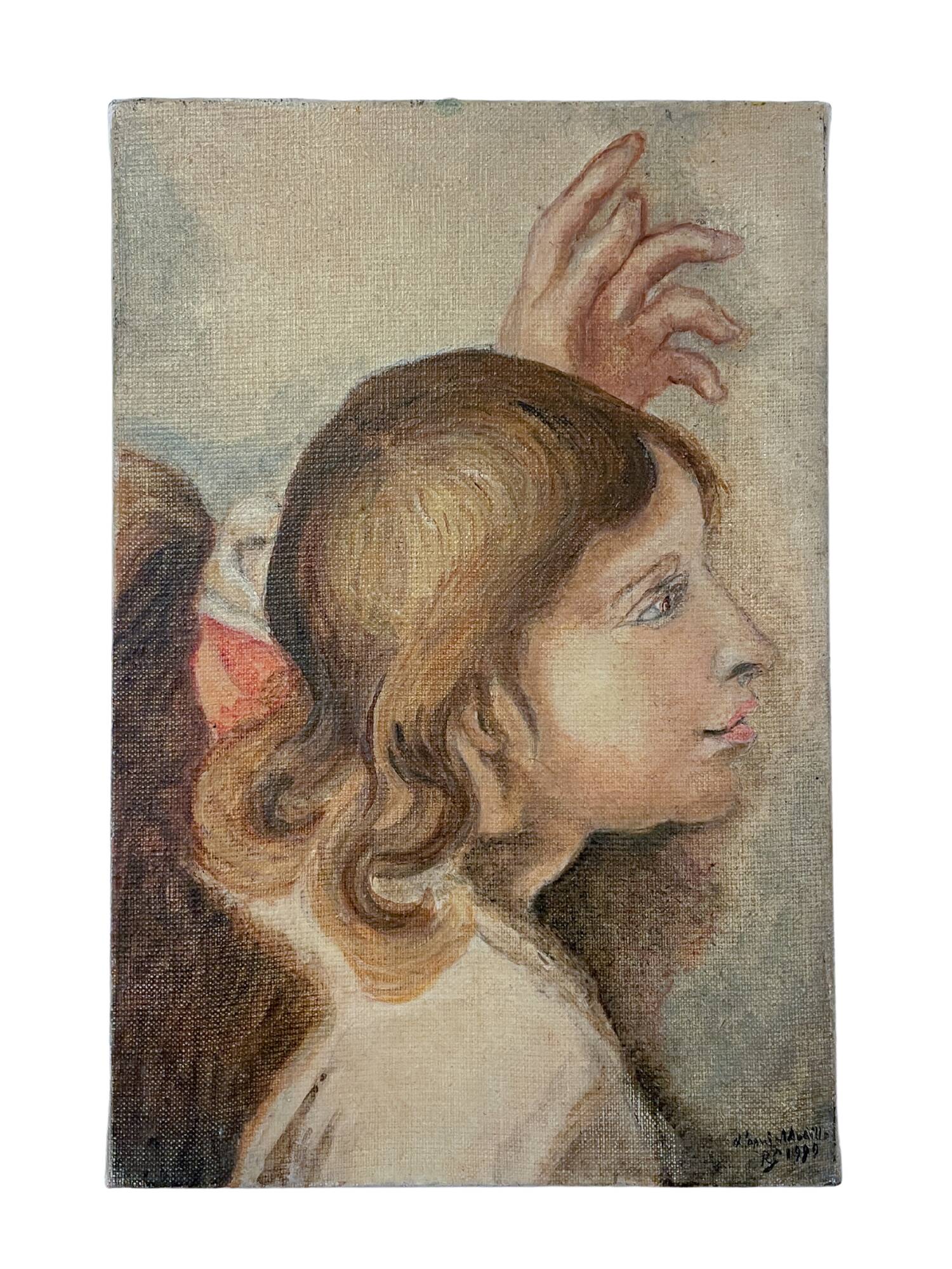 Old painting - Portrait study