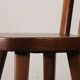 Chaise en acajou par Christian Durupt - Méribel - 1960