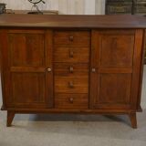 Oak buffet reconstruction by René Gabriel 1940s