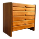 Maison Renew solid elm chest of drawers with rolling drawers