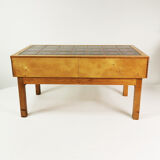 Table d'appoint avec tiroirs, Danemark, années 1960