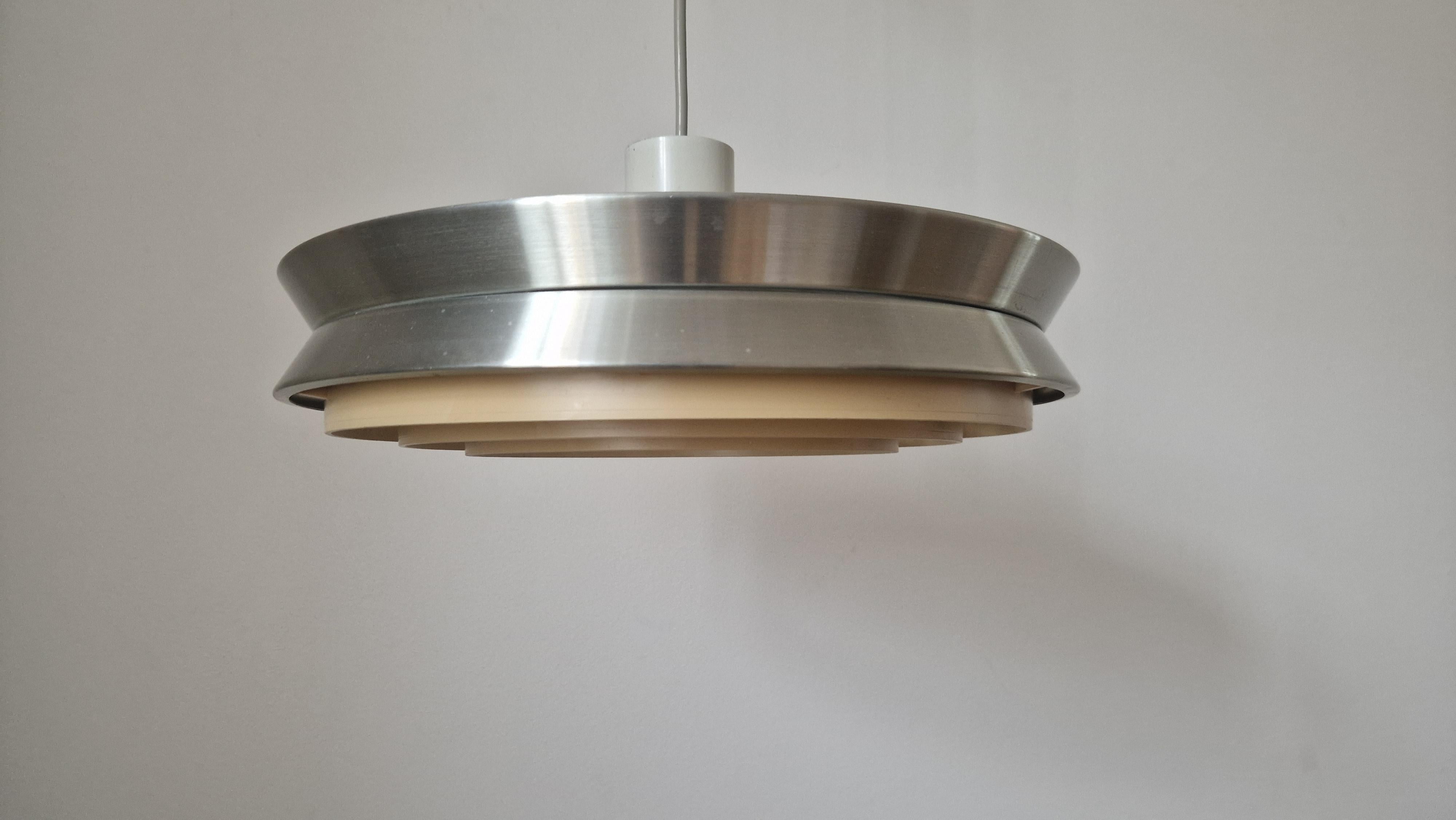Midcentury Pendant UFO in style of Jo Hammerborg, Denmark, 1970s