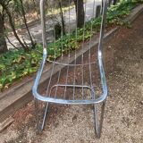 Ensemble chaises design métal chevron