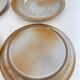 6 stoneware dessert plates, 1970
