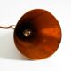 1960s cone pendant lamp in copper by th. valentiner copenhagen denmark
