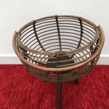 Vintage tripod sewing basket