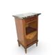 Tables de chevet italiennes en placage d'acajou avec de splendides