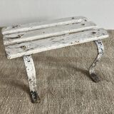 Small slatted stool, step stool