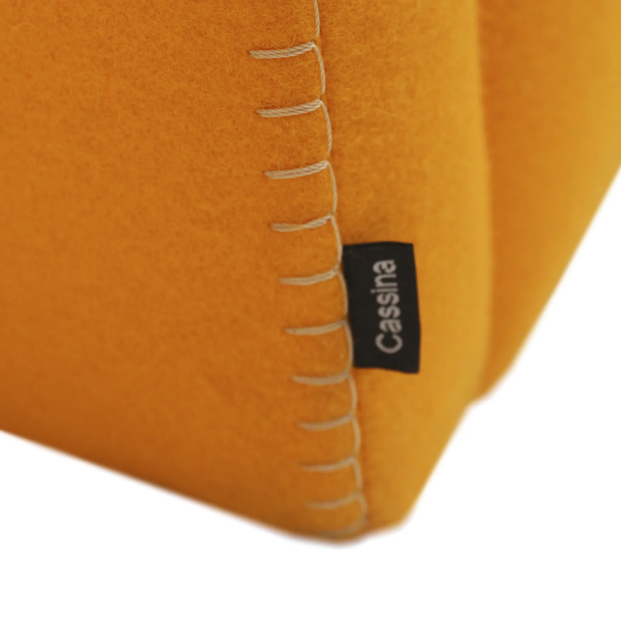 20th Century Thomas Rietveld Orange Wool Fabric Pair Of Utrecht Armchairs 1