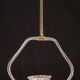 Charming clear rostrato Murano glass chandelier by Barovier & Toso, 1940s