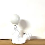 Clown lamp - ceramic - vintage - 70s