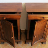 Set of 2 nightstands solid wood