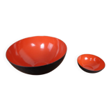 Red Krenit Bowls by Herbert Krenchel Torben Ørskov, Set of 2, 1960s