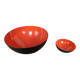 Red Krenit Bowls by Herbert Krenchel Torben Ørskov, Set of 2, 1960s