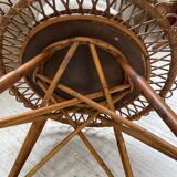 Table basse rotin « soleil »