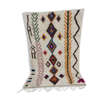 Handmade moroccan berber carpet 150 x 95 cm
