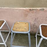 Vintage industrial stool