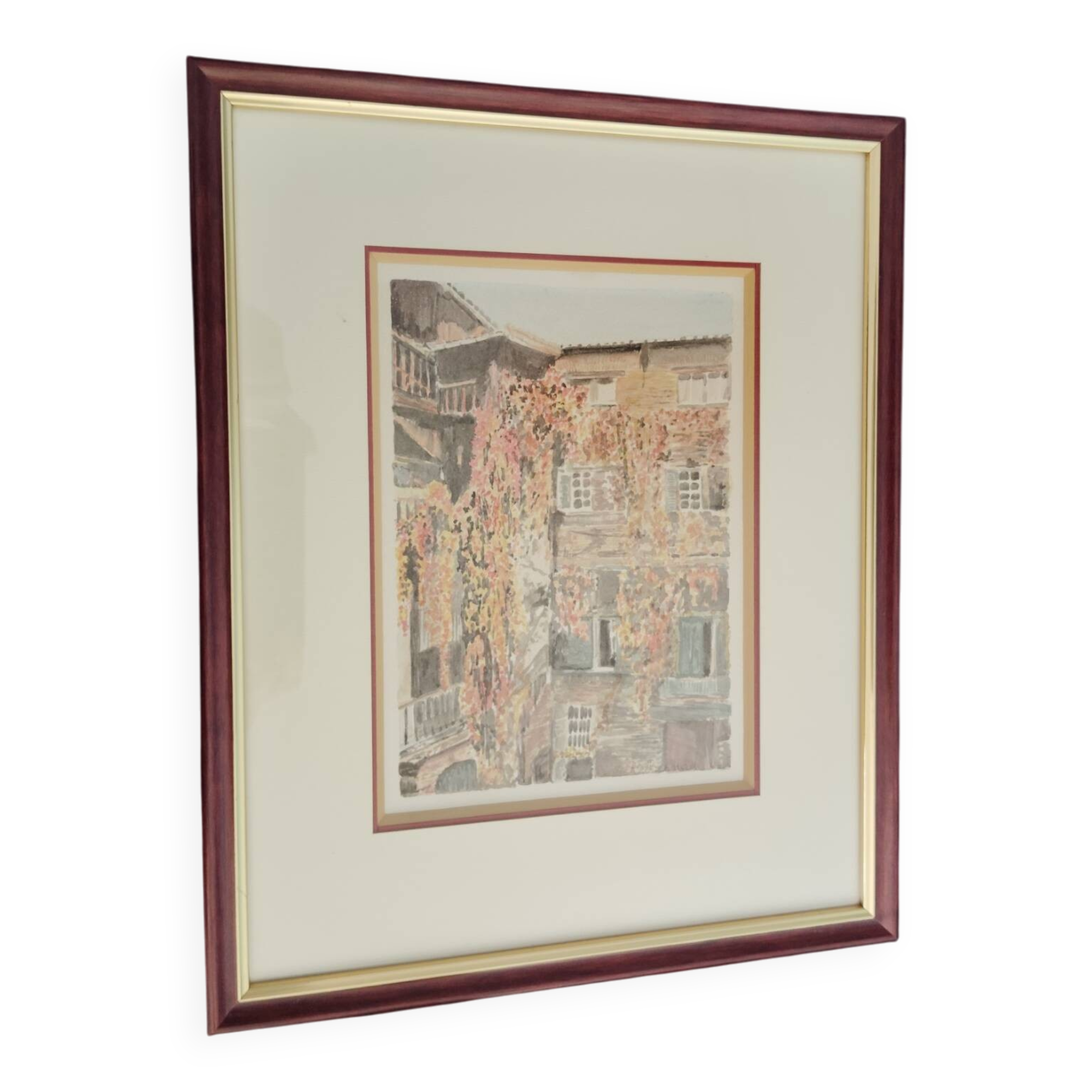 Frame with watercolour