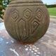 1 round cast iron vase from 1900 in Art Deco style: Charleville - Mézières