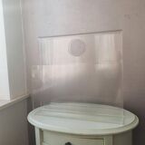 Vintage magazine holders in transparent plexiglass 1980s