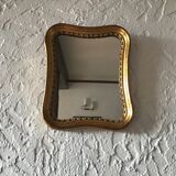 Miroir ancien bois doré