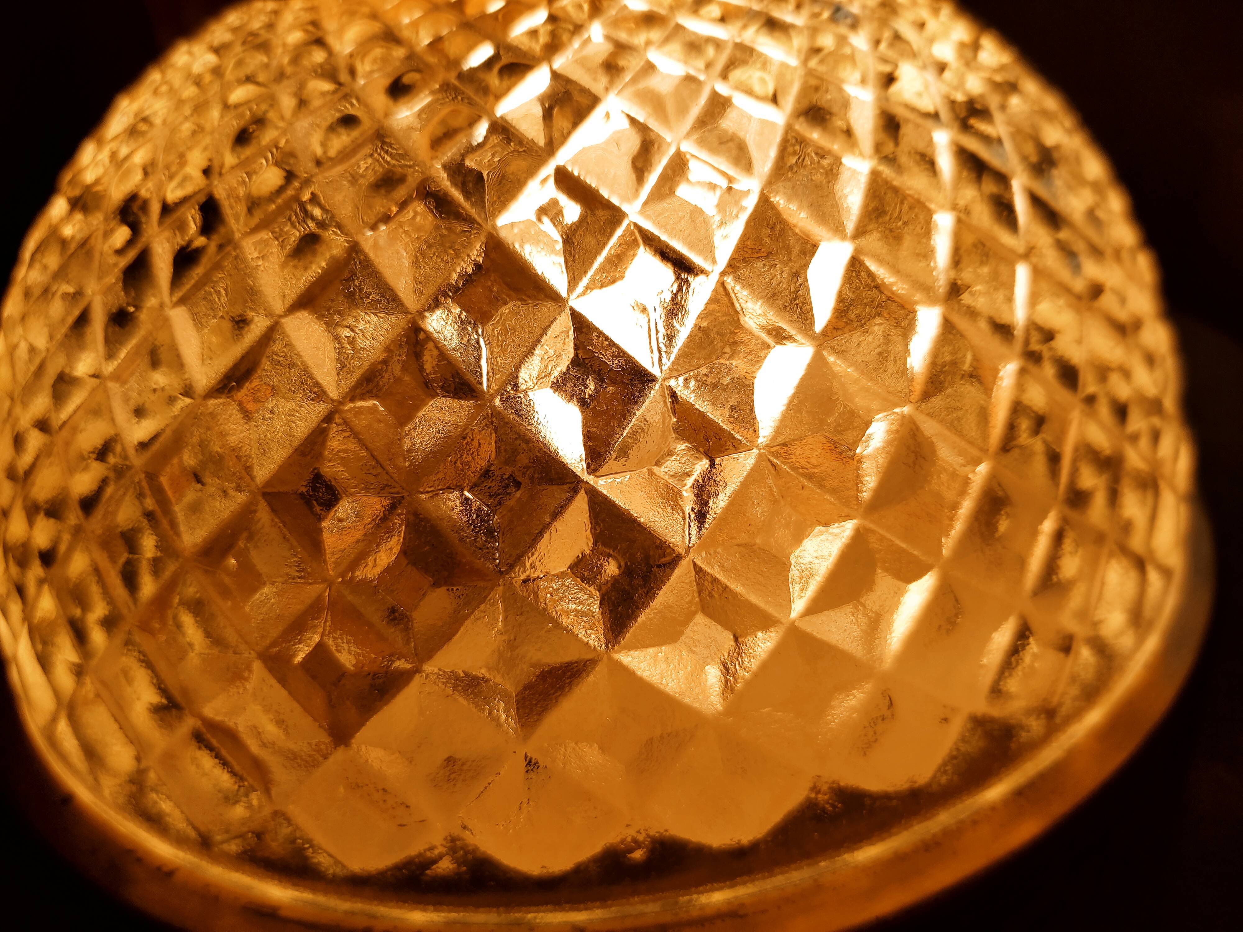 Bohemian ceiling lamp diamond spikes