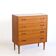 Teak chest of drawers with four drawers