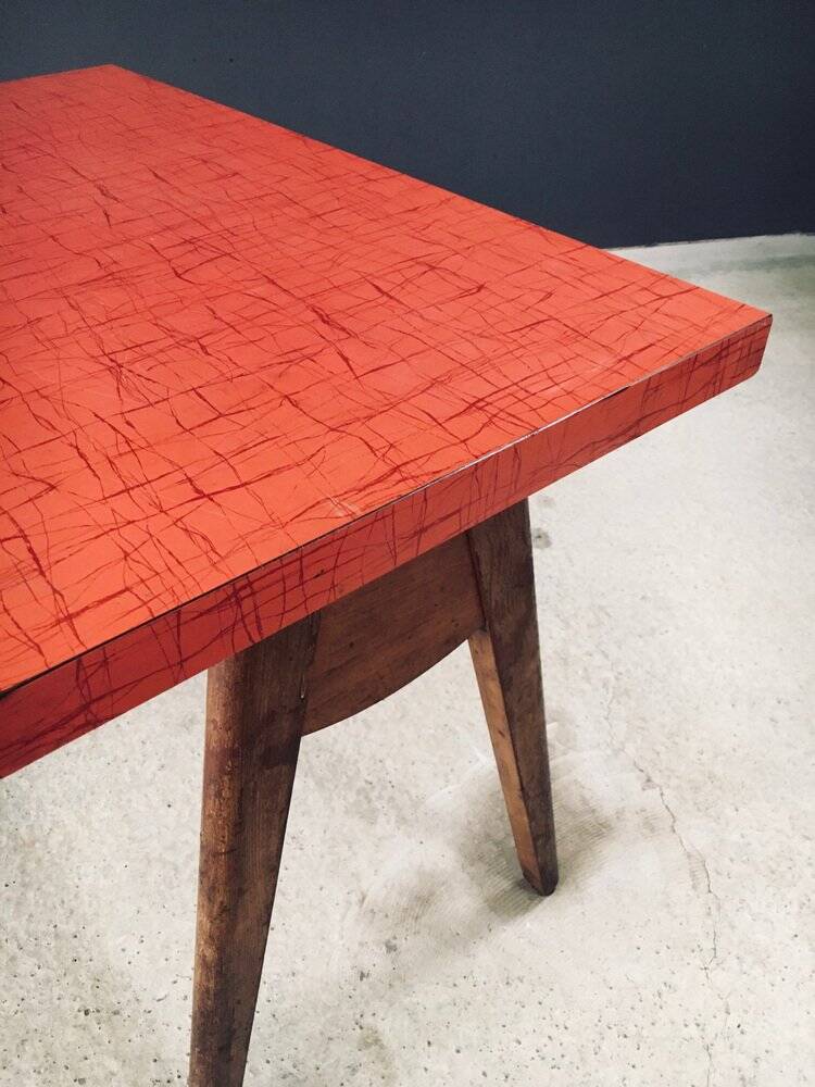 French Reconstruction Bistro Table, 1950s