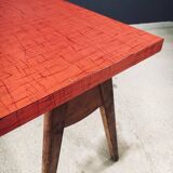 French Reconstruction Bistro Table, 1950s