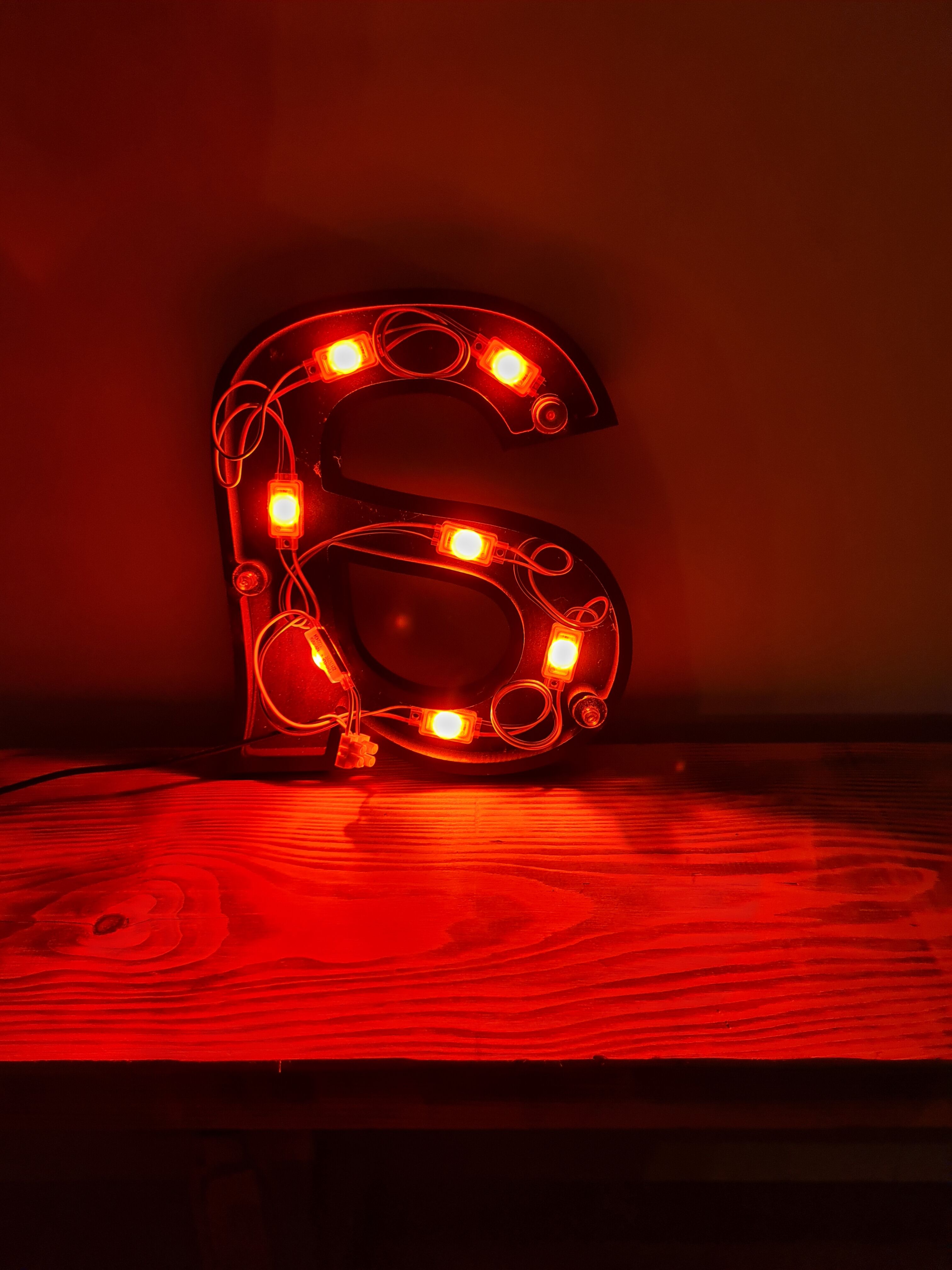 Lettre vintage LED "a"