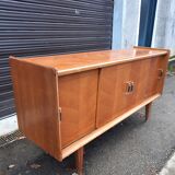 Vintage sideboard 4 sliding doors
