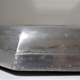 Octagonal metal mirror 70s design 48cmx55cm