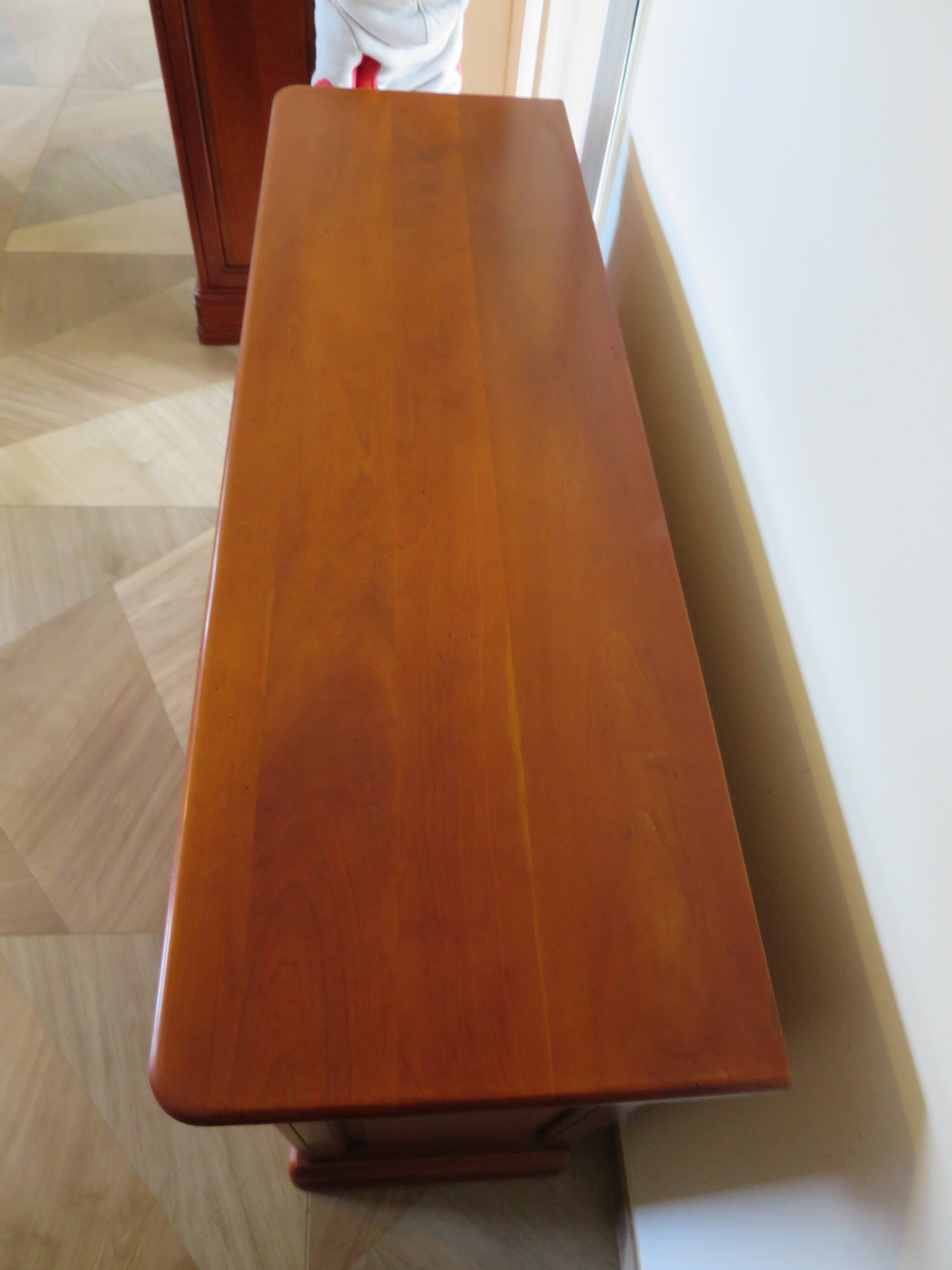 Sideboard - Long entrance cabinet - 1 drawer - 3 doors - solid wood - Louis Philippe