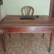 Solid wood desk in Louis Philippe style