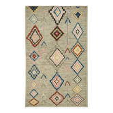 Tapis en laine multicolore unique tribal noué à la main 180 cm x 290 cm