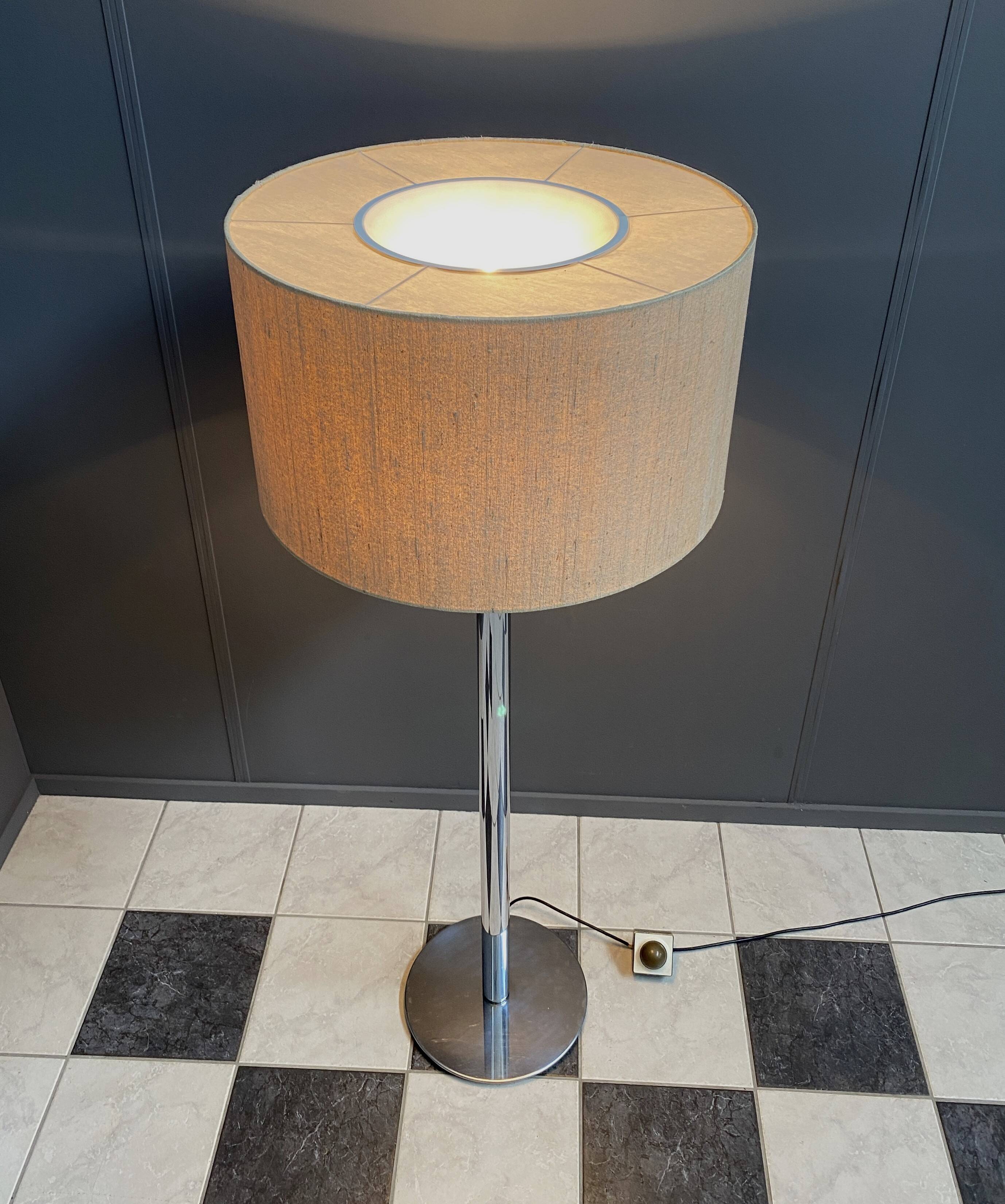 Staff Leuchten chrome floor lamp 1970s