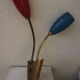 Apply wall brass and iron enameled italy 1950