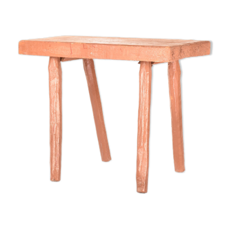 Tabouret banc marron vinatge