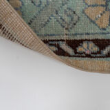 Small Distressed Turkish Runner Rug 79 x 330 cm