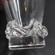 8 Daum crystal wine glasses France Sorcy H model 8.7 cm