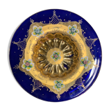Plat d'ornement doré à l’or