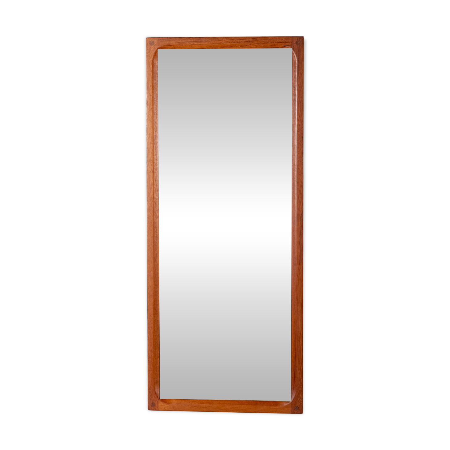 Aksel Kjersgaard Teak Mirror Model 165, 1960s Denmark