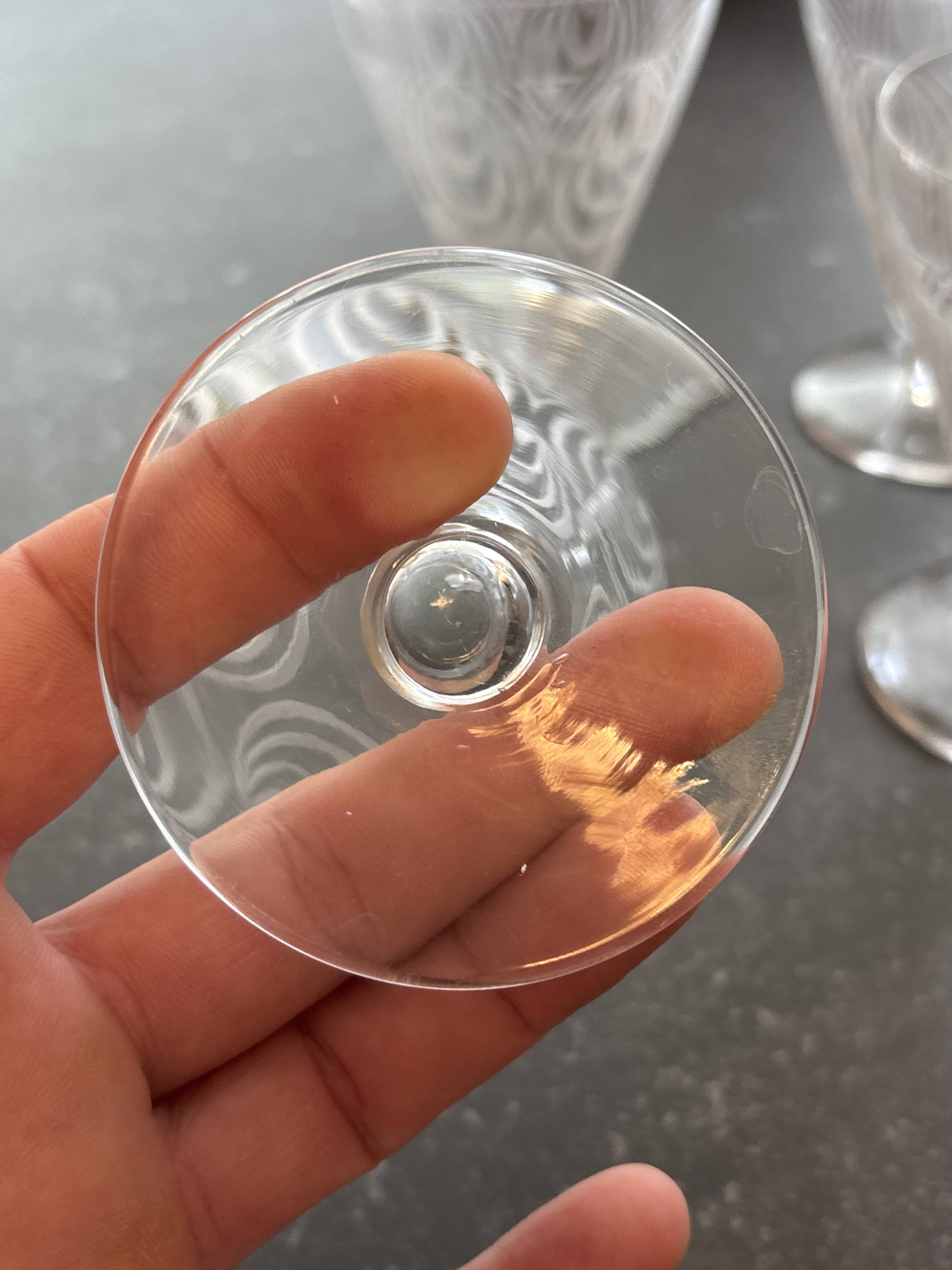 Verre cristal saint louis