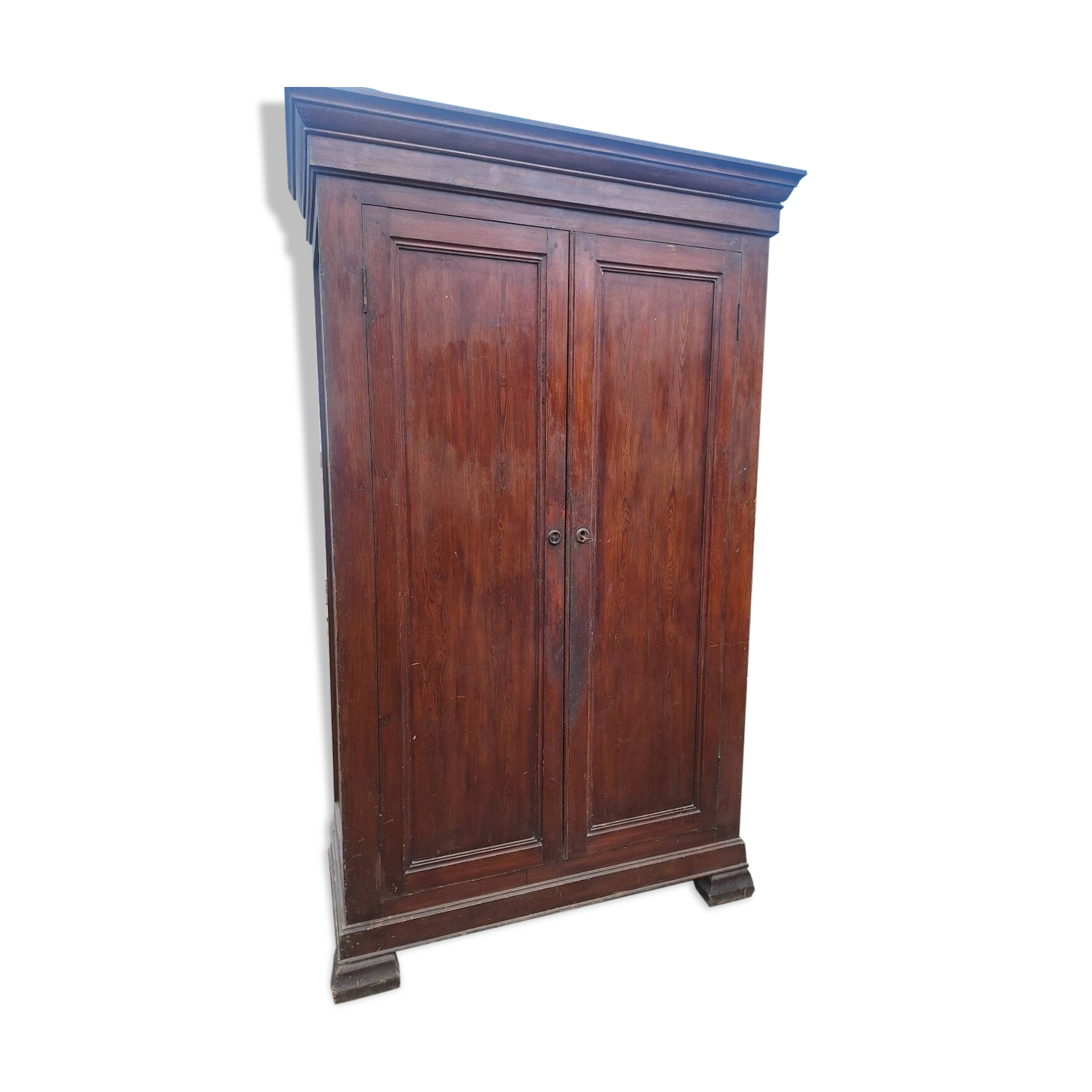 Pine wardrobe, France 19th century.