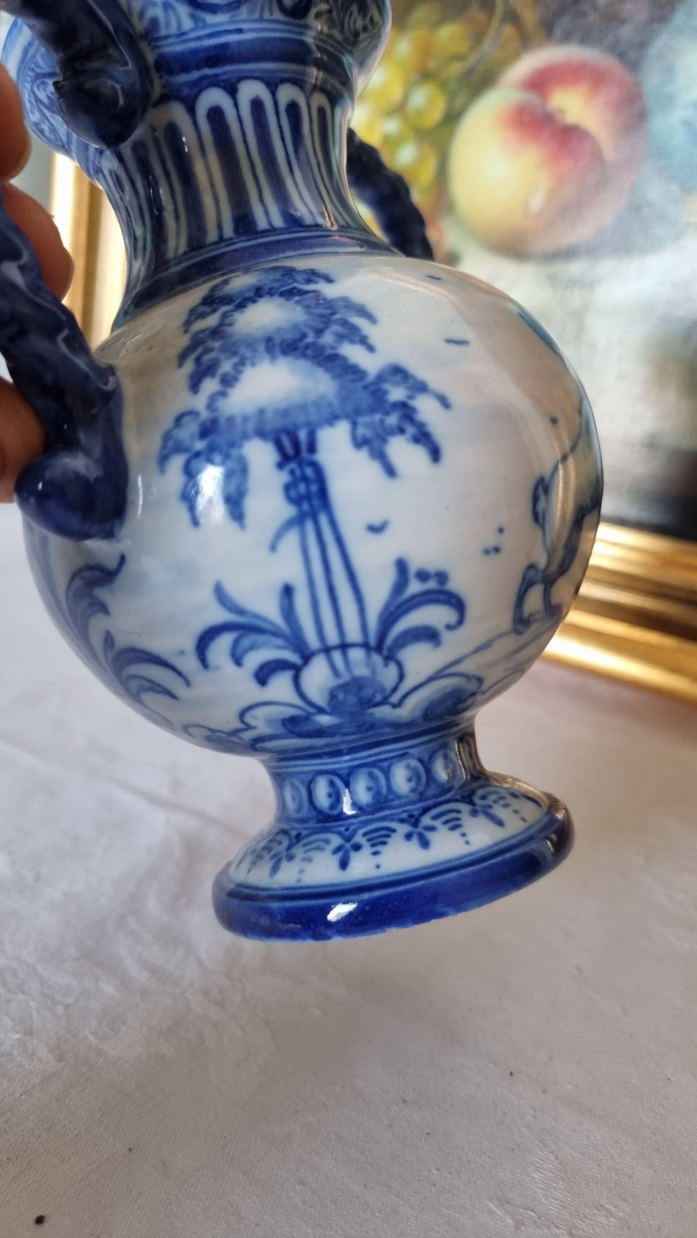Ceramic pitcher from the Spanish manufacture Talavera de la Reina.